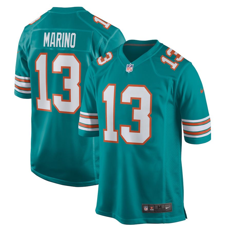 Men Miami Dolphins #13 Dan Marino Nike Green Retired Player NFL Jersey